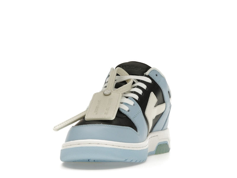 OFF-WHITE Out Of Office OOO Low Tops Light Blue Black