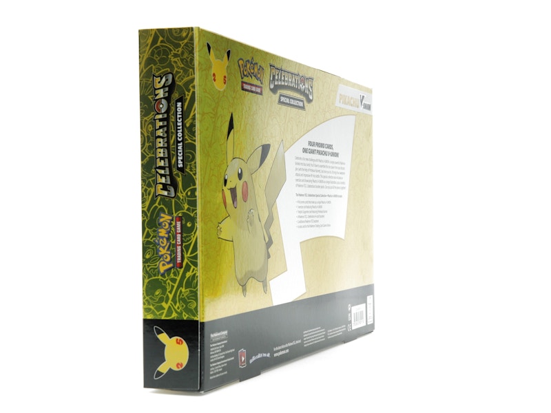 Pokémon TCG 25th Anniversary Celebrations Pikachu V Union Special Collection Box