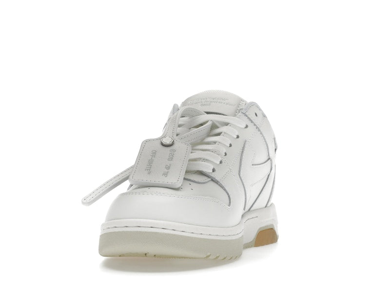 OFF-WHITE Out Of Office OOO Low Tops For Walking White Black