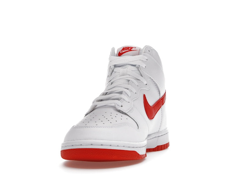Nike Dunk High White Picante Red