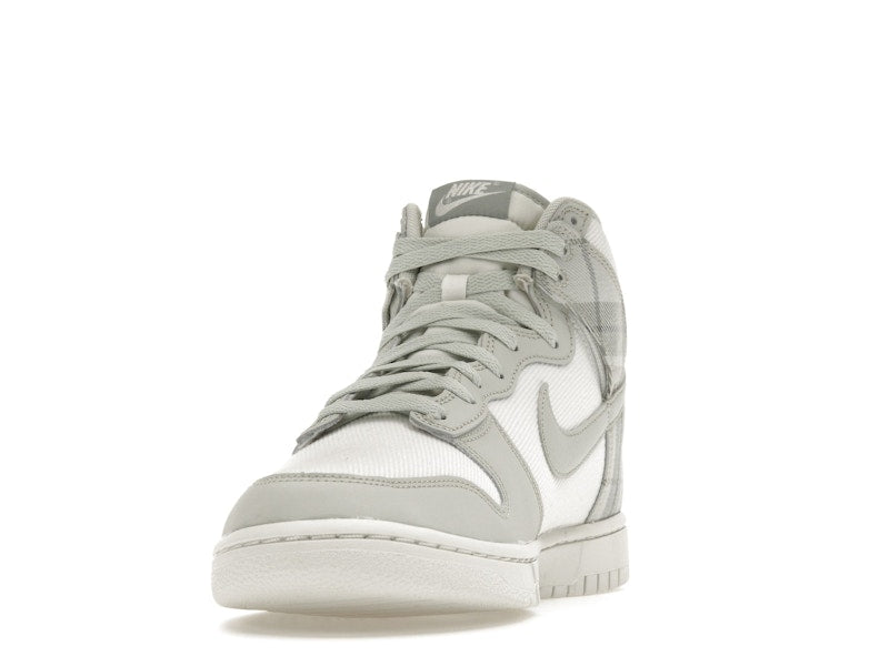 Nike Dunk High SE Tartan Plaid White Light Green