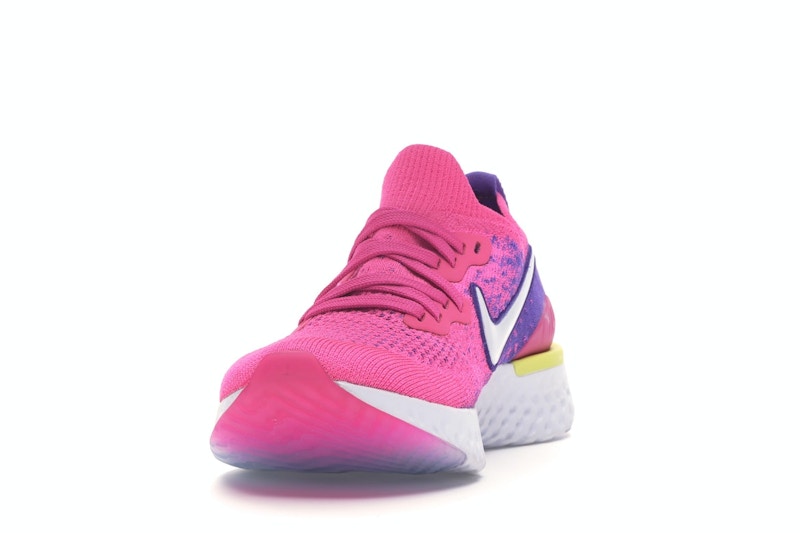 Nike Epic React Flyknit 2 Laser Fuchsia White (Women's)