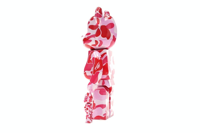 Bearbrick A Bathing Ape ABC Camo 100% & 400% Set Pink