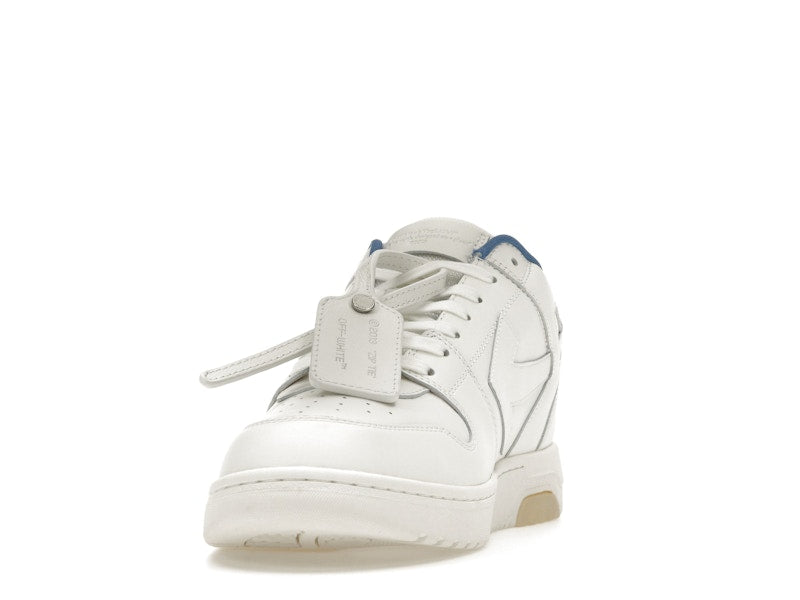 OFF-WHITE Out Of Office "OOO" Low Tops For Walking White White Dark Blue SS22