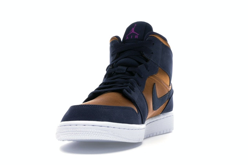 Jordan 1 Mid Obsidian Desert Ochre