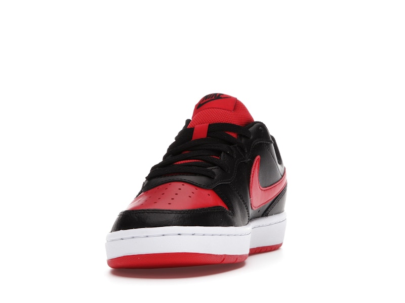 Nike Court Borough Low 2 Black University Red (GS)