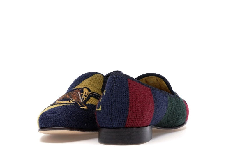 Ralph Lauren Formal Slipper Palace Engineered Equestrian Print