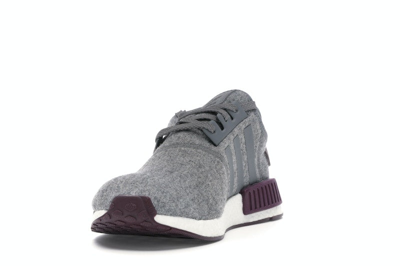 adidas NMD R1 Wool Grey Four Maroon