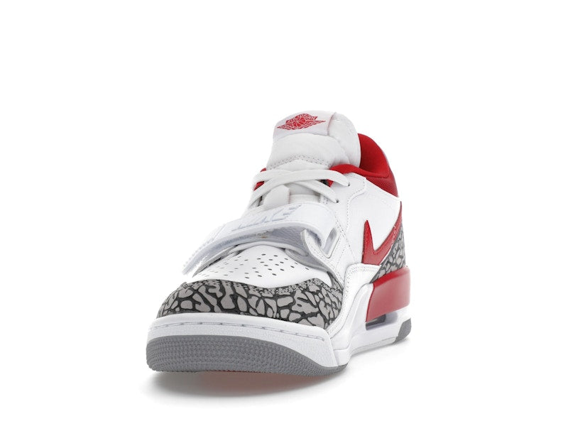 Jordan Legacy 312 Low White Cement Gym Red (Women's)