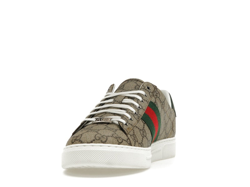 Gucci Ace Web Beige Ebony
