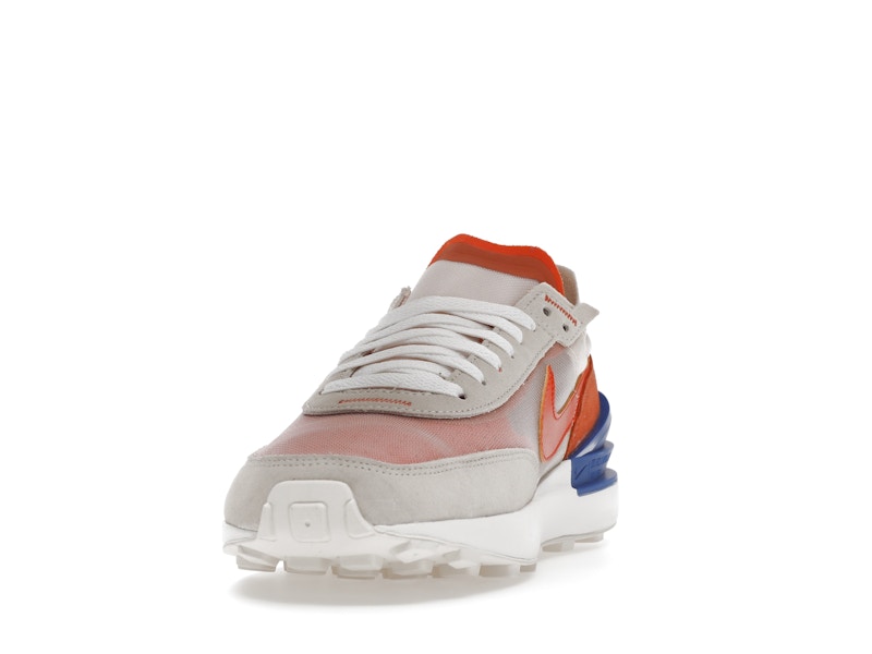 Nike Waffle One Pearl White Game Royal Rush Orange (Women's)