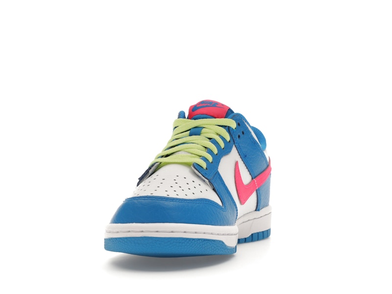 Nike Dunk Low Photo Blue White Light Lemon Twist Hyper Pink (GS)