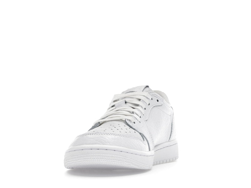 Jordan 1 Retro Low Swooshless Triple White (2025)