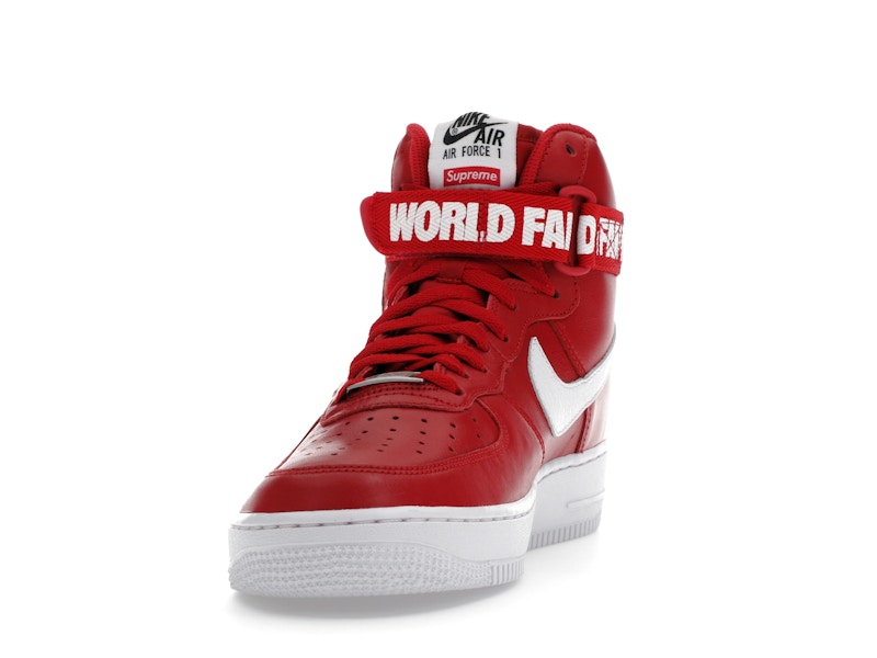 Nike Air Force 1 High Supreme World Famous Red