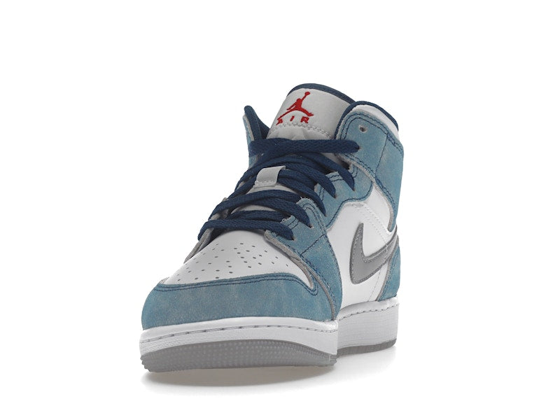Jordan 1 Mid SE French Blue Light Steel (GS)