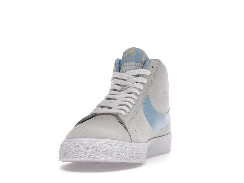 Nike SB Blazer Mid Soft Grey Baby Blue