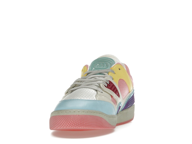 Gucci Basket Low-Top Sneaker Light Blue Demetra Pink (Women's)