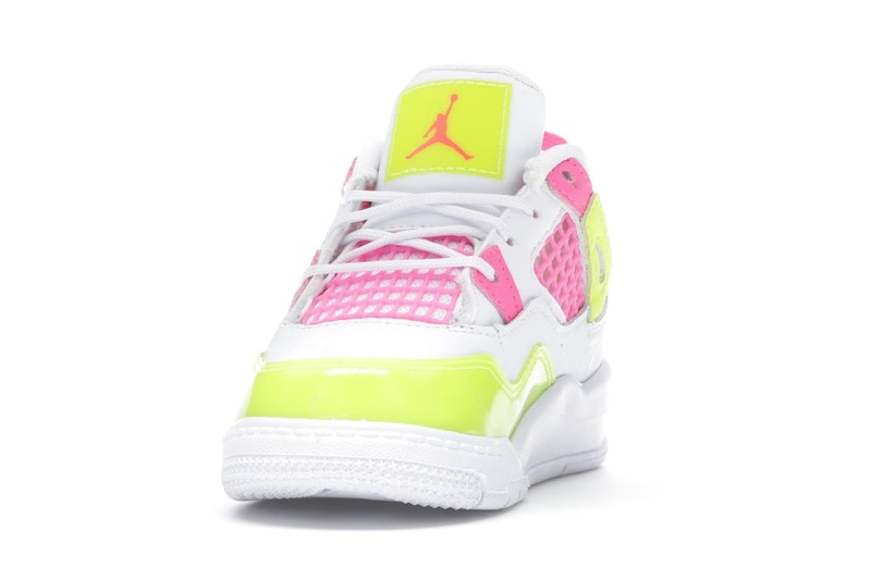 Jordan 4 Retro White Lemon Pink (TD)