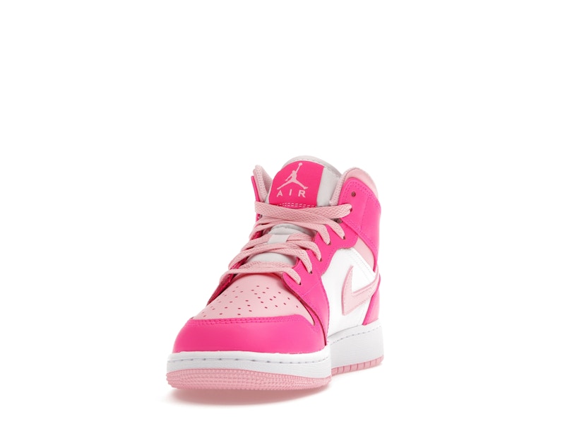 Jordan 1 Mid Fierce Pink (GS)