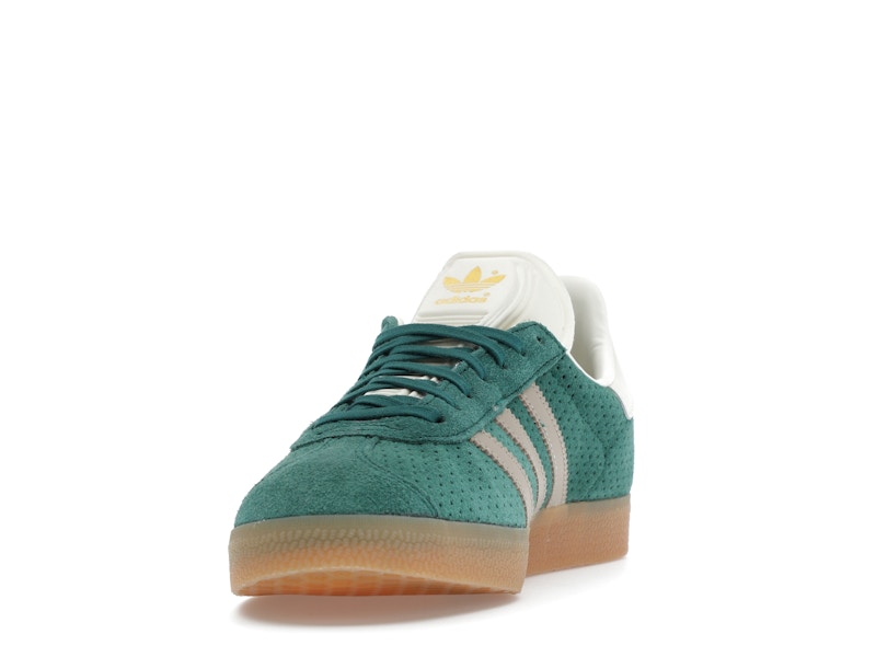adidas Gazelle Collegiate Green Wonder Beige Gold Metallic