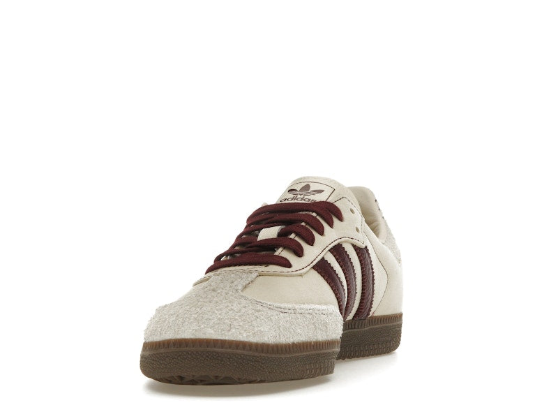 adidas Samba OG Wonder White Maroon (Women's)