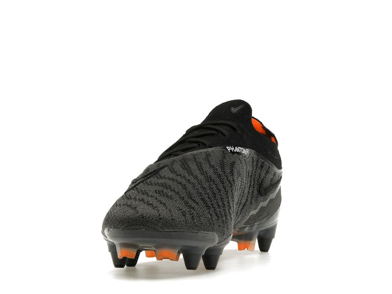 Nike Gripknit Phantom GX Elite SG-Pro Anti-Clog Traction Black Dark Smoke Grey Total Orange