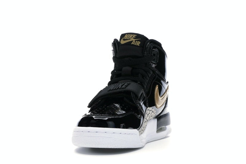 Jordan Legacy 312 Black Gold Patent (GS)