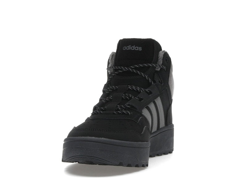 adidas Hoops 4.0 Mid Black Grey Four