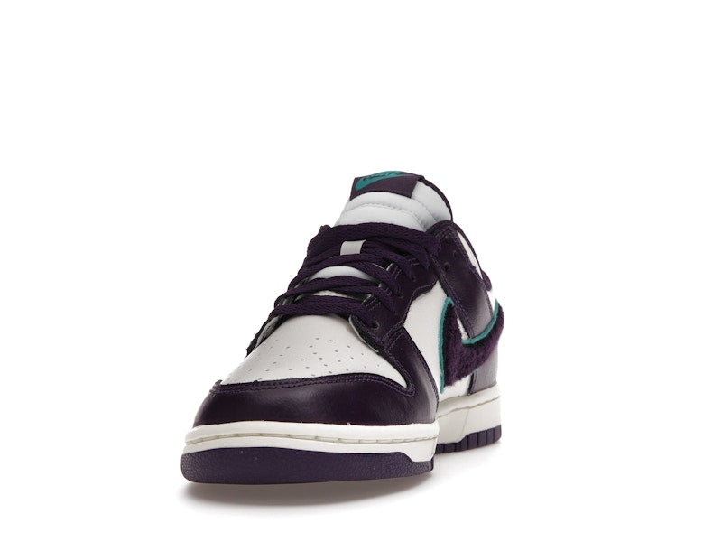 Nike Dunk Low Chenille Swoosh Sail Grand Purple