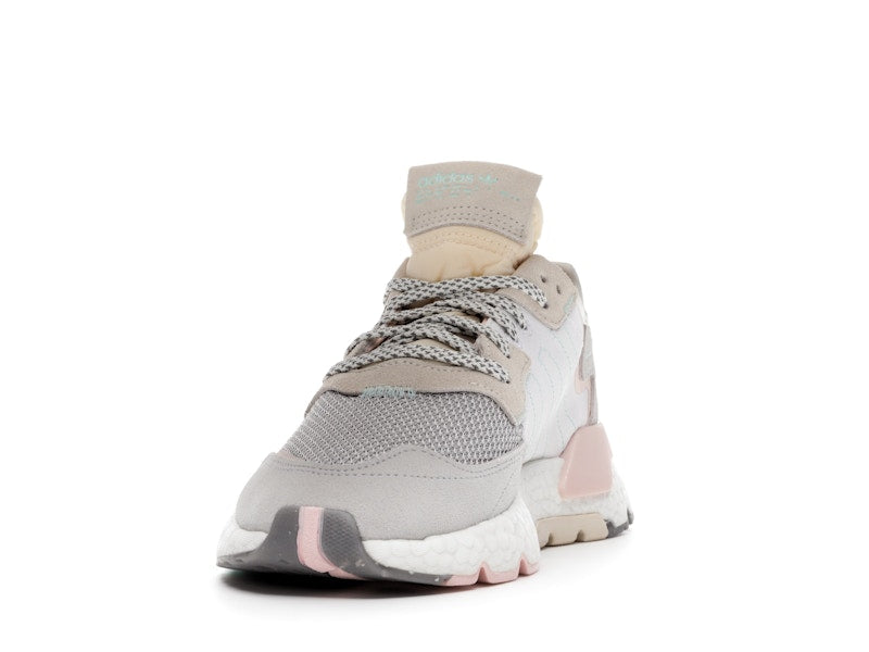 adidas Nite Jogger White Mint Pink (Women's)