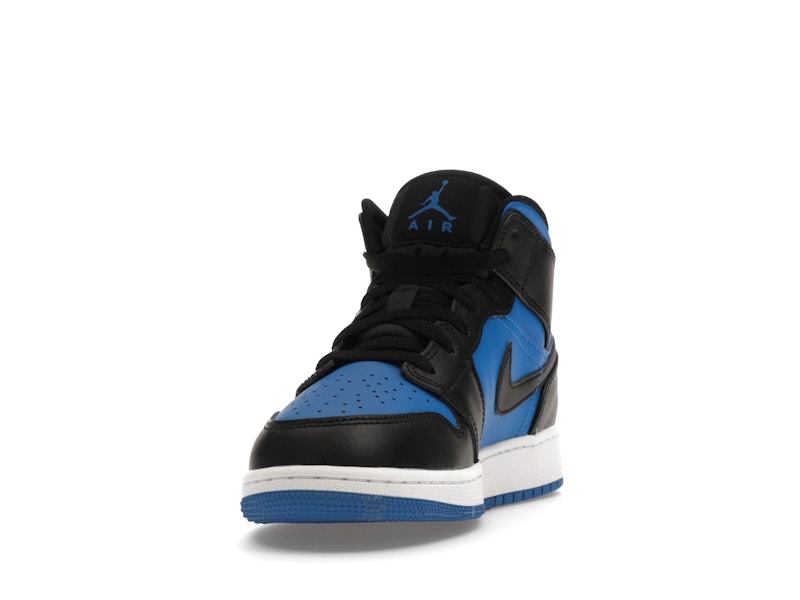 Jordan 1 Mid Black Royal Blue (GS)