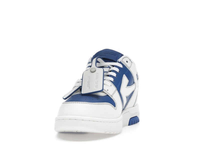 OFF-WHITE Out Of Office OOO Low Tops White Dark Blue