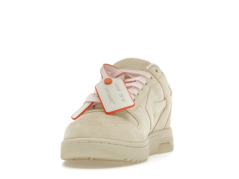 Off-White Out Of Office Suede Beige Pink