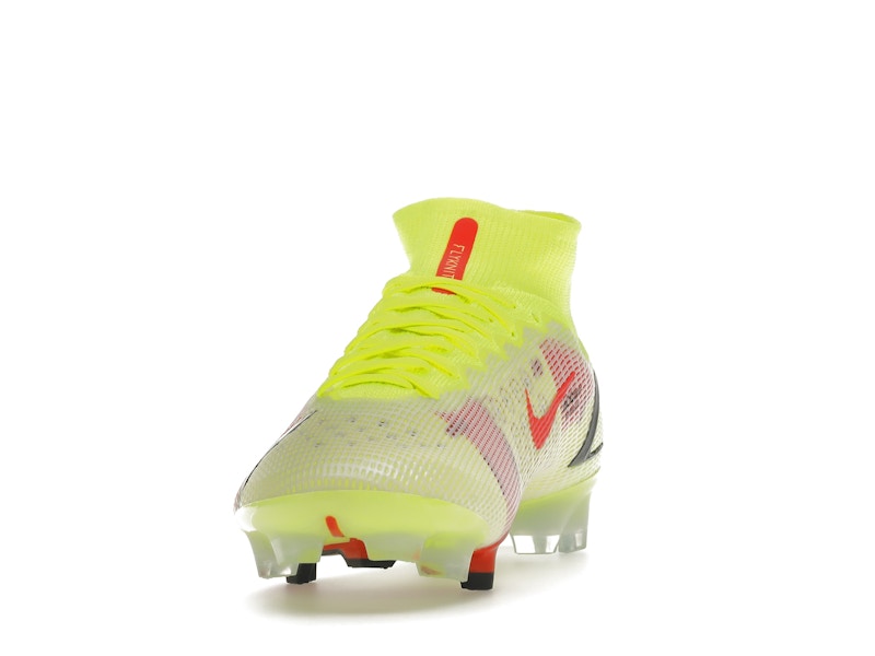 Nike Mercurial Superfly 8 Elite FG Volt Black Bright Crimson