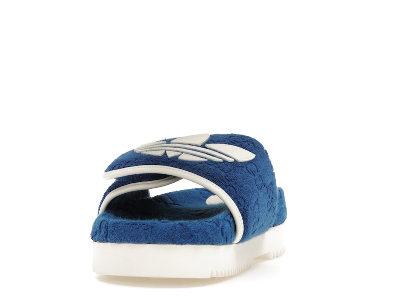 adidas x Gucci GG Platform Sandal Blue