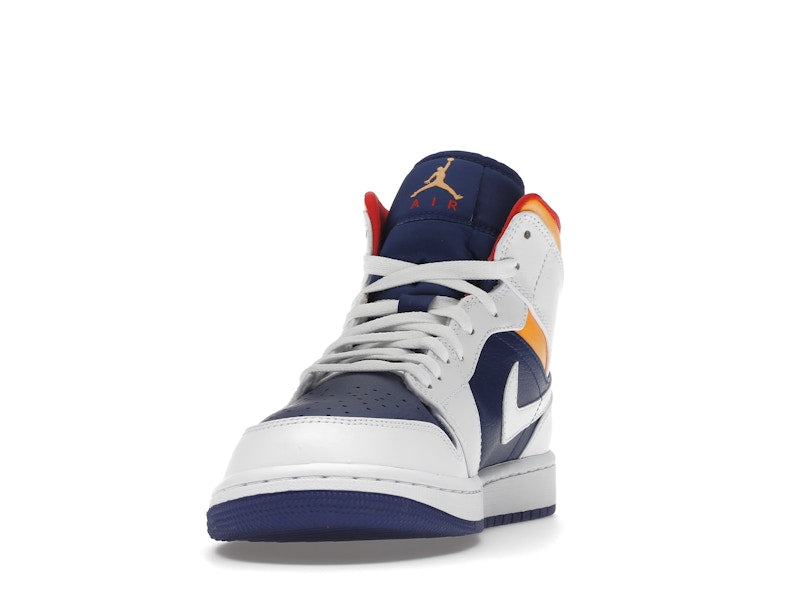 Jordan 1 Mid Royal Blue Laser Orange