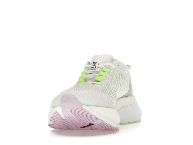adidas Adizero Boston 12 Cloud White Core Black Green Spark
