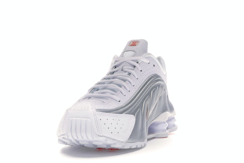 Nike Shox R4 White Metallic Silver