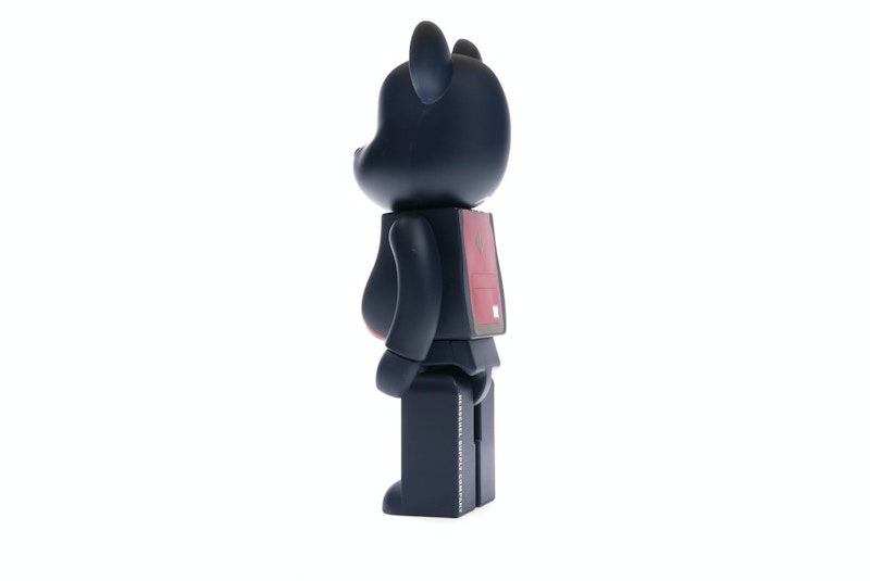 Bearbrick Medicom Herschel Peacoat 100% & 400% Set Navy