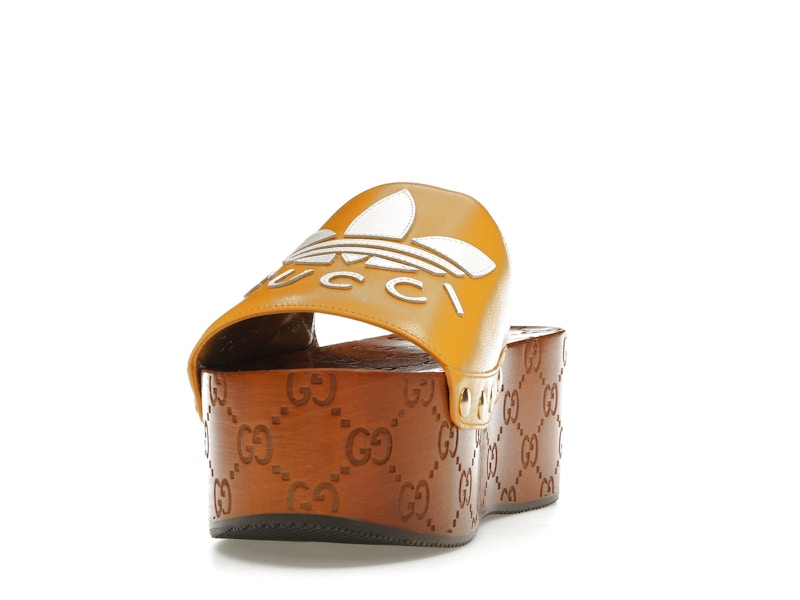 Gucci x Adidas GG Clog Yellow (Women's)