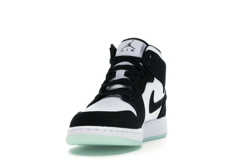 Jordan 1 Mid White Black Teal Tint (GS)