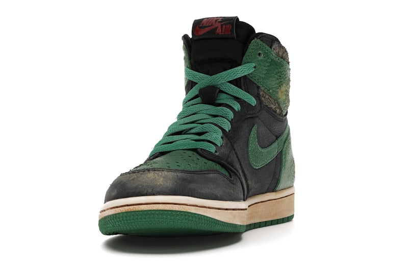 PHILLLLLTHY Aged Jordan 1 Retro High Pine Green Black DropX