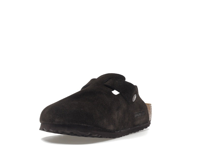 Birkenstock Boston Soft Footbed Suede Mocha