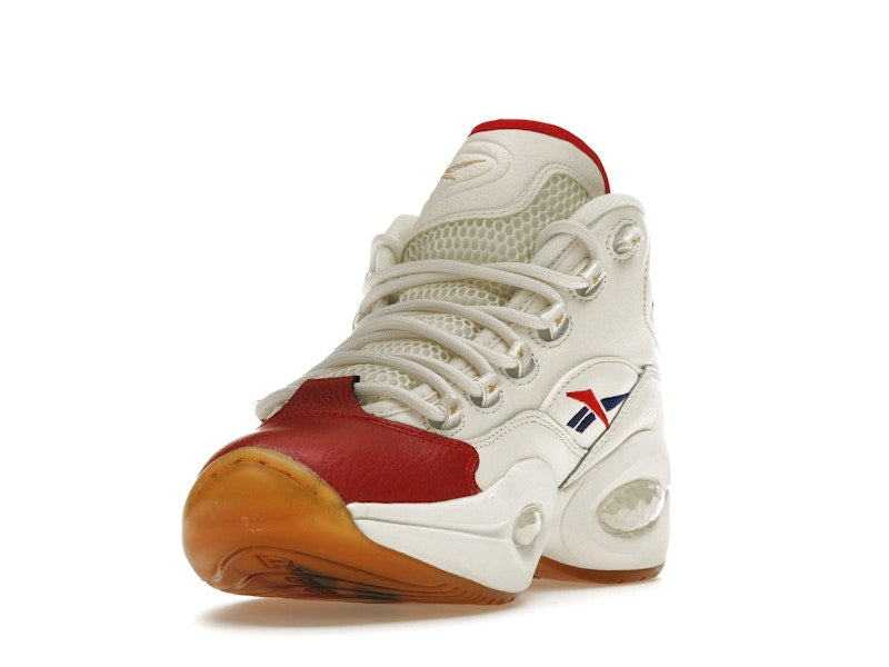Reebok Question Mid White Red Blue