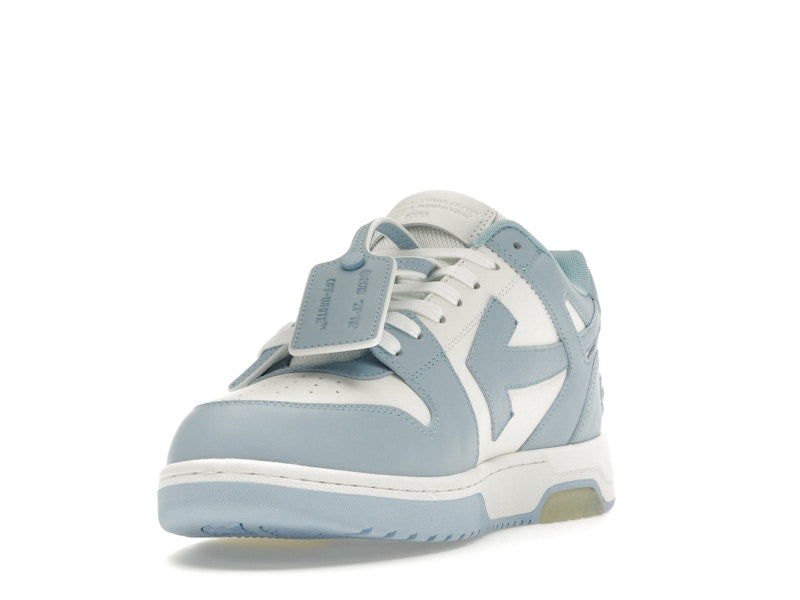 Off-White Out Of Office Calf Leather White Baby Blue