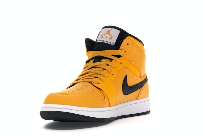 Jordan 1 Mid University Gold Black
