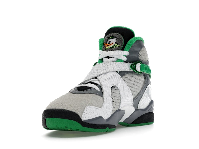 Jordan 8 Retro University of Oregon PE Pure Platinum