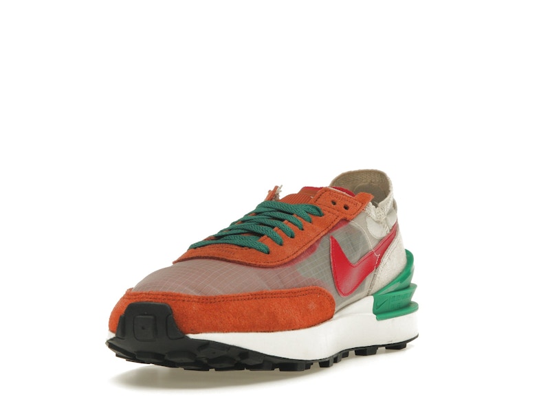 Nike Waffle One Burnt Sunrise Light Orewood Brown Malachite Mystic Hibiscus (Women's)