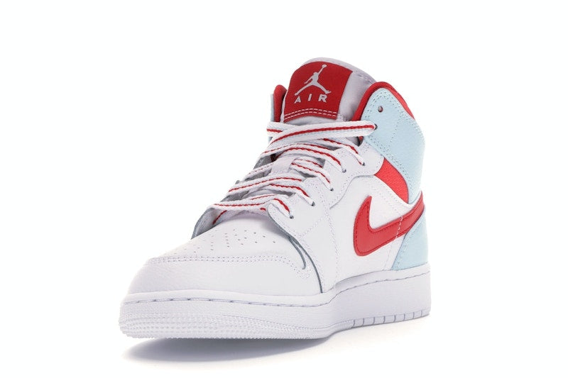 Jordan 1 Mid White Topaz Mist (GS)