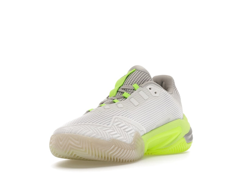 adidas Barricade 13 Clay Cloud White Iron Metallic Lucid Lemon (Women's)